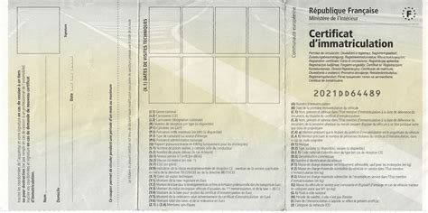 Carte grise
