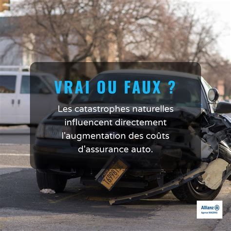 Catastrophe naturelle et franchise d'assurance auto