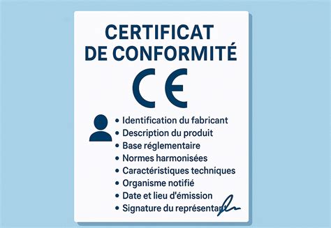 Certificat de Conformité Européen