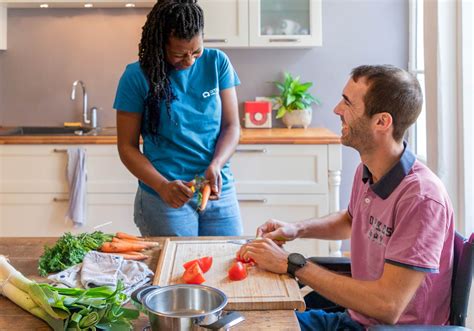 Chef à domicile en action