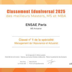 Classement Eduniversal ENSAE Paris