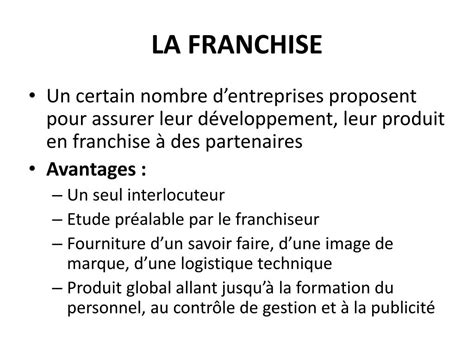 Coûts d'une franchise hôtelière