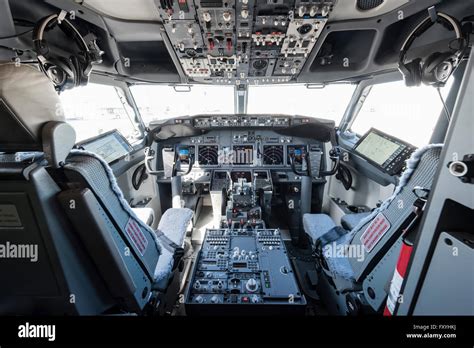Cockpit d'un Boeing 737-800