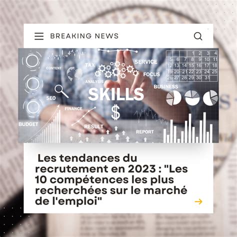Compétences recherchées en 2023