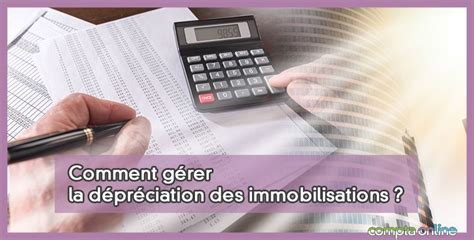 Comptabilisation d'immobilisation