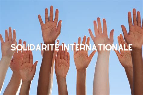 Concept de solidarité internationale