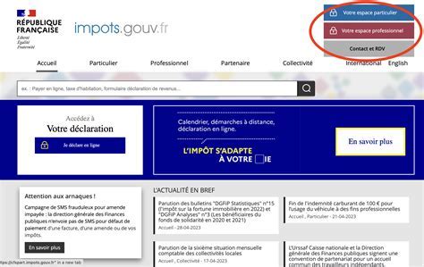 Contacter les impôts par messagerie sécurisée