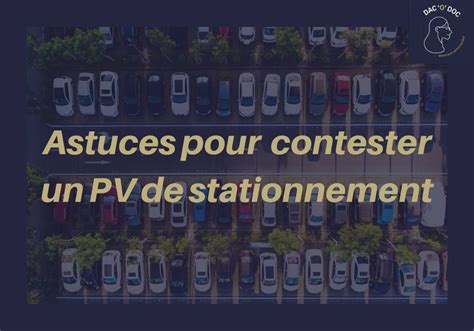 Contester PV stationnement