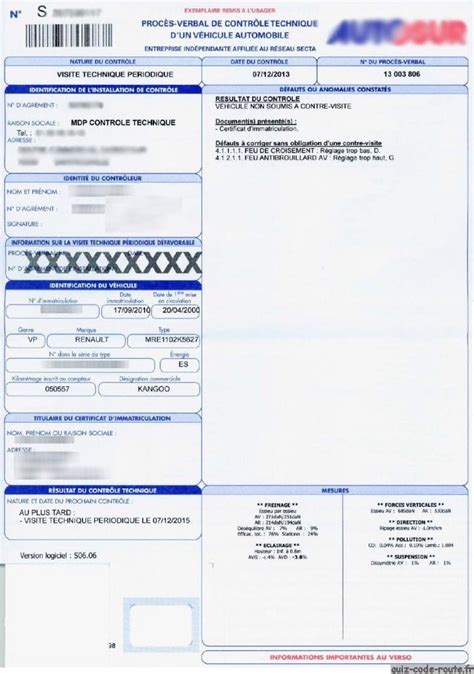 Contrôle technique en France