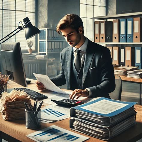 Contrôleur des Finances Publiques au travail