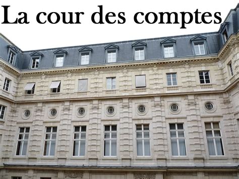 Cour des Comptes à Paris