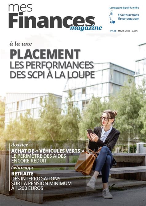 Couverture du magazine Mes Finances