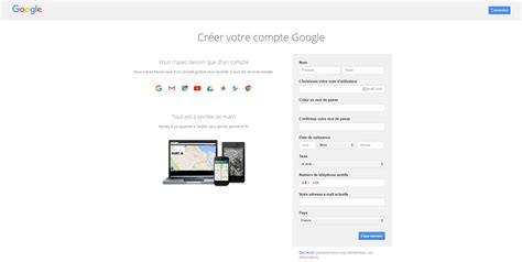 Création d'un compte Gmail professionnel
