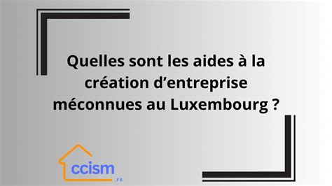 Création entreprise Luxembourg