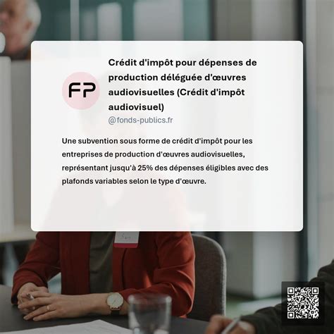 Crédit Impôt Audiovisuel