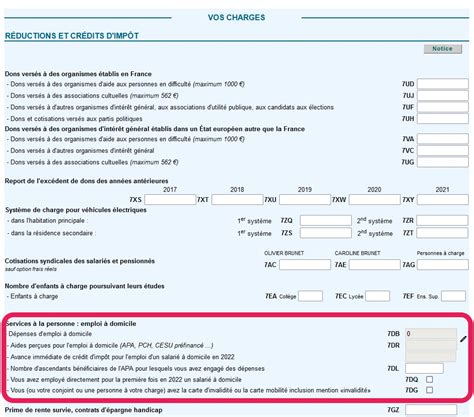 Crédit d'impôt pour les services à la personne