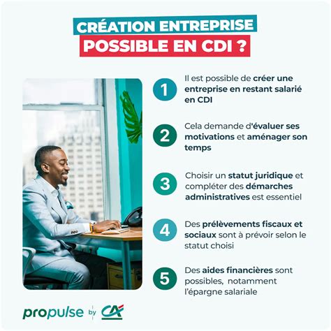 Créer une entreprise en étant salarié