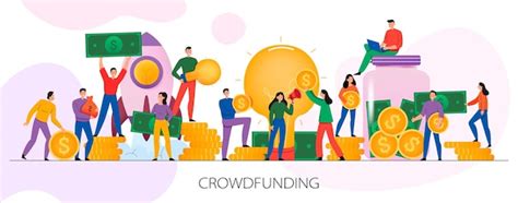 Crowdfunding Illustration