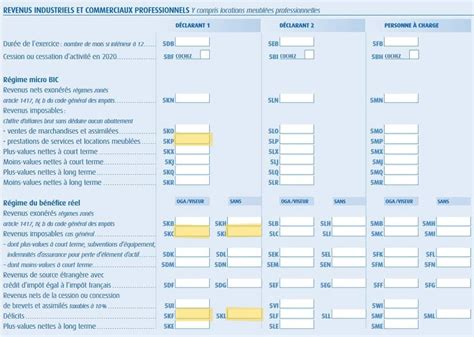 Déclaration 2042 C PRO en ligne