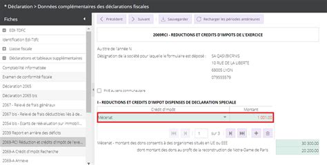 Déclaration 2069-RCI-SD