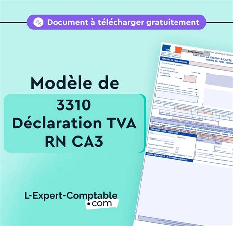 Déclaration TVA Cerfa 3310