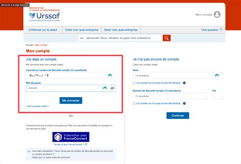Déclaration du Chiffre d’Affaires à l’Urssaf