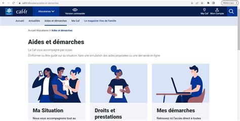 Démarches CAF