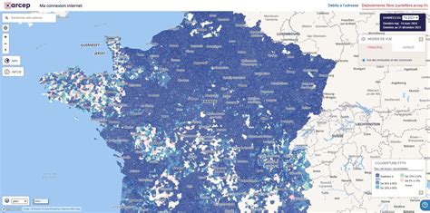 Déploiement de la fibre optique en France