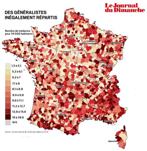 Déserts médicaux en France