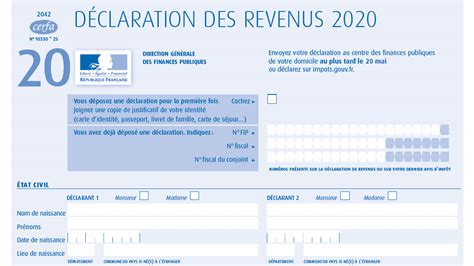 Declaration impots