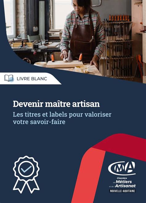 Devenir Maître Artisan