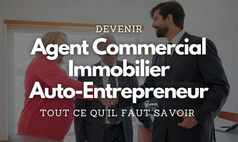 Devenir agent commercial auto-entrepreneur
