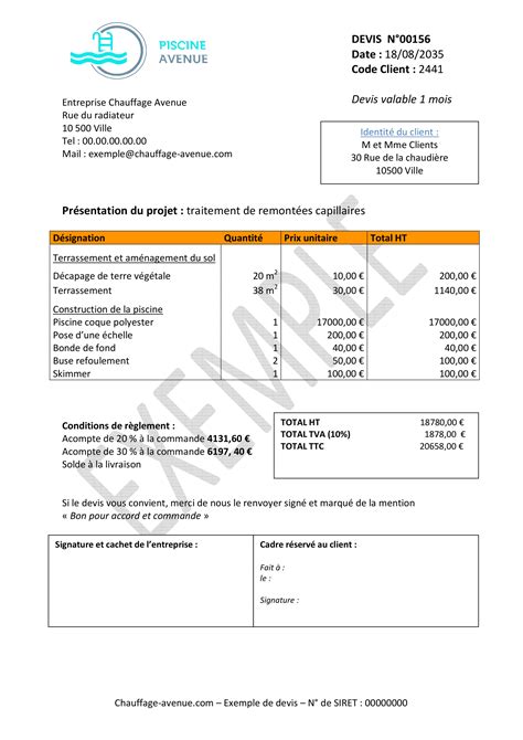 Devis Piscine