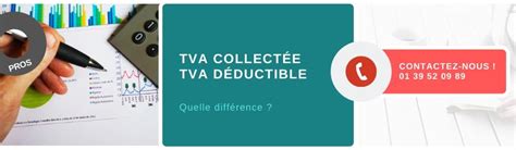 Différence entre TVA déductible et TVA collectée