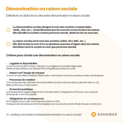 Différences entre dénomination sociale, raison sociale et nom commercial