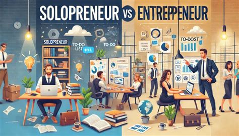 Différences entre entrepreneur et salarié