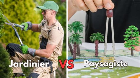 Différences entre jardinier et paysagiste