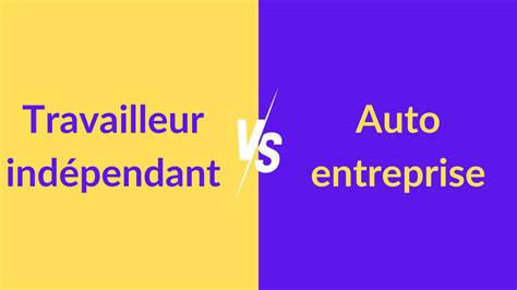 Différences entre micro-entrepreneur et travailleur indépendant