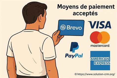 Différentes options de paiement acceptées