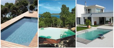 Différents types de piscines