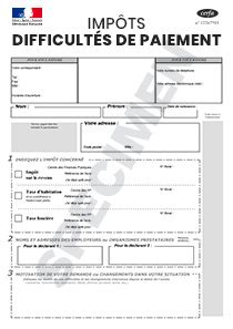 Difficultes de Paiement Impots