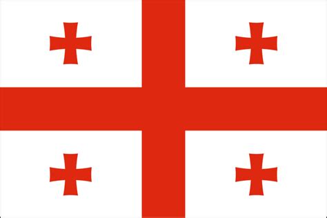 Drapeau de la Géorgie