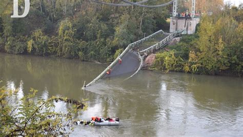 Effondrement du pont de Mirepoix-sur-Tarn