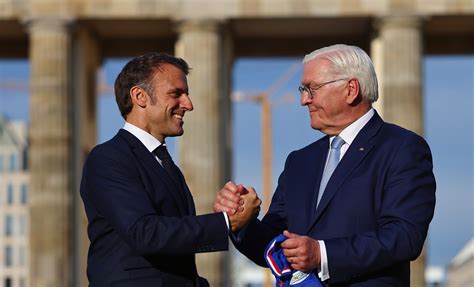 Emmanuel Macron et Frank-Walter Steinmeier