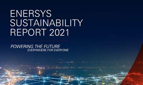 Enersys Sustainability