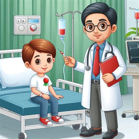 Enfant à l'hôpital