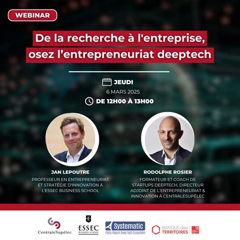 Entrepreneuriat Deeptech
