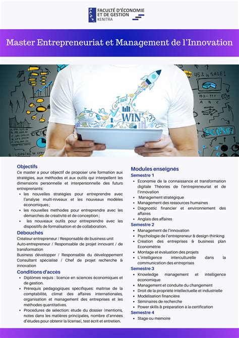 Entrepreneuriat et Management de Projets