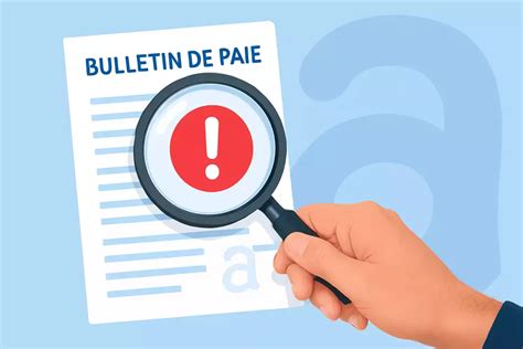 Erreur bulletin de paie