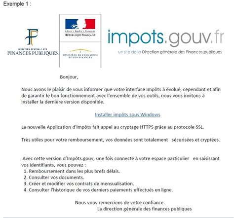 Exemple de courrier frauduleux ciblant les entreprises